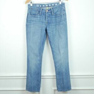 Earnest Sewn Men's Ace Bootcut Jeans 30 Button Fly‎ 31 x 29 Actual USA Denim